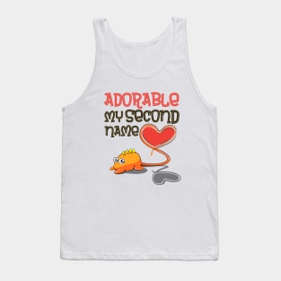 ADORABLE MY SECOND NAME Tank Top